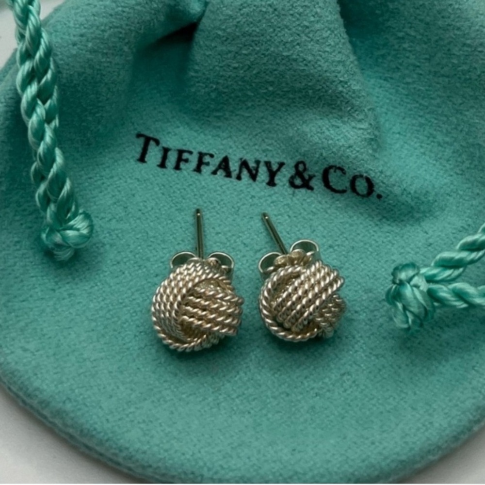 Authentic Tiffany & Co. Somerset Love Knot Earrings